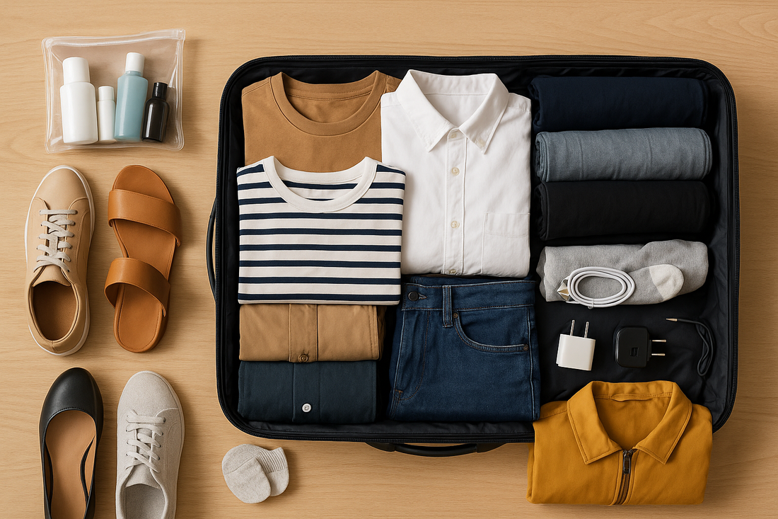 Préparation valise voyage 5 jours 