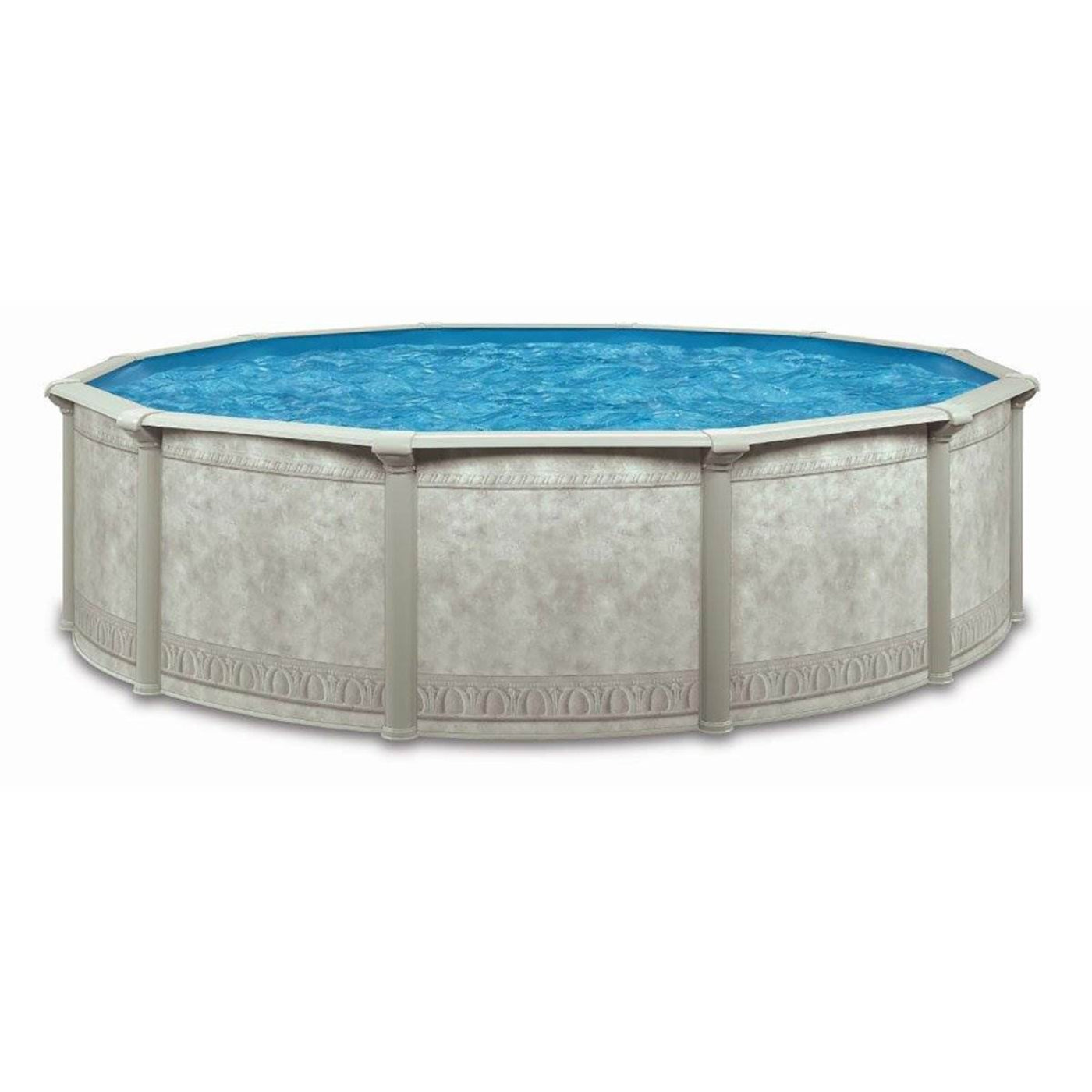 Aquarian 15'x52" Round Frame Above Ground Swimming Pool without Liner(For Parts) - 256777