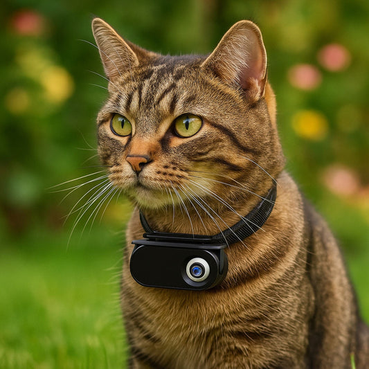 Collier Caméra Chat | Full HD 1080P | Angle 120°