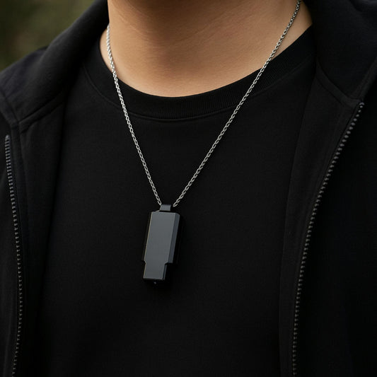 Collier Caméra Espion | 1080P Full HD | Angle de Vue Large