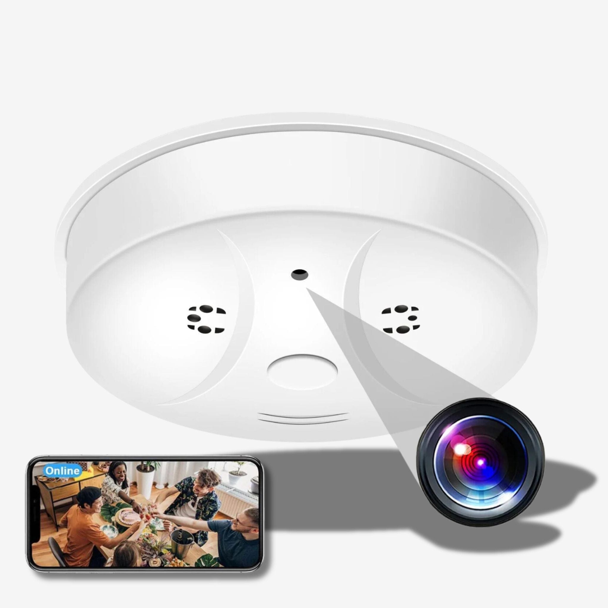 detecteur de fumee camera
