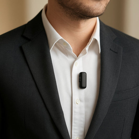Micro Cravate Bluetooth | Portée 20m | 10h d'Autonomie