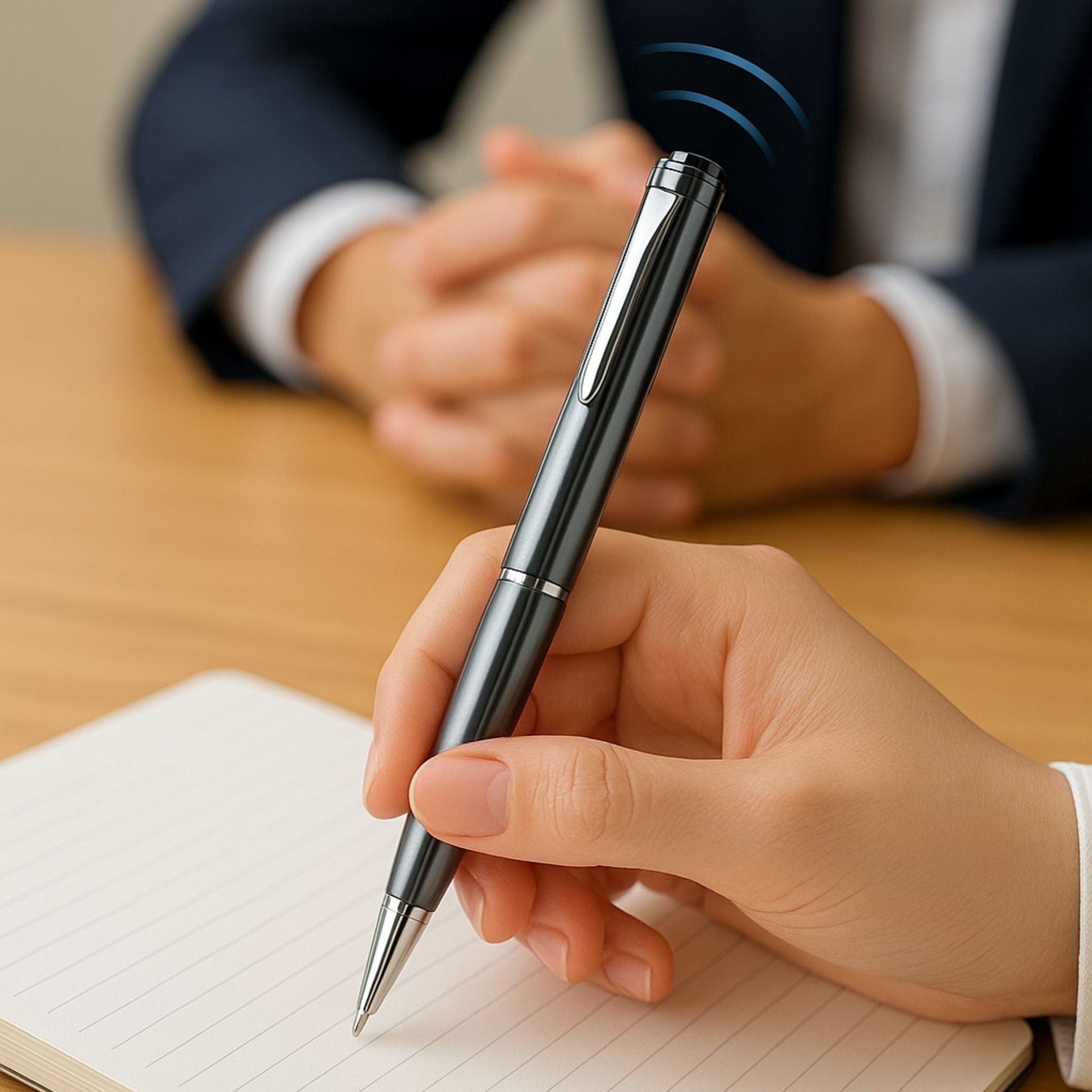 Stylo Enregistreur Espion | Réduction de Bruit Intelligent