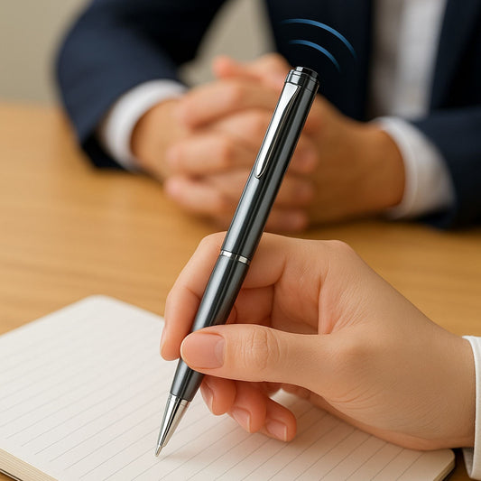 Stylo Enregistreur Espion | Réduction de Bruit Intelligent