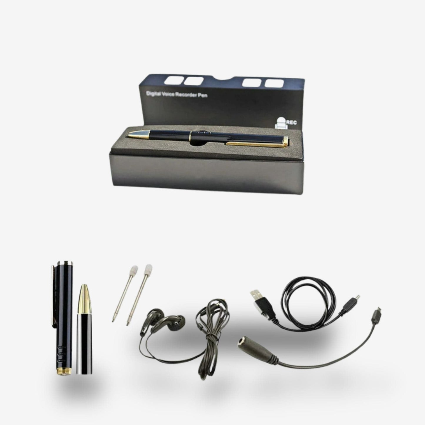 Stylo Micro Espion | Activation Vocale Intelligente