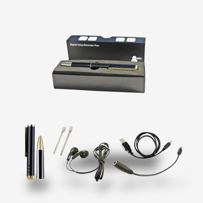 Stylo Micro Espion | Activation Vocale Intelligente